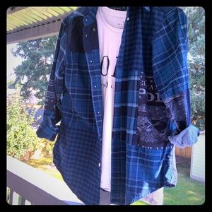 Ralph Lauren patchwork oxford- size medium